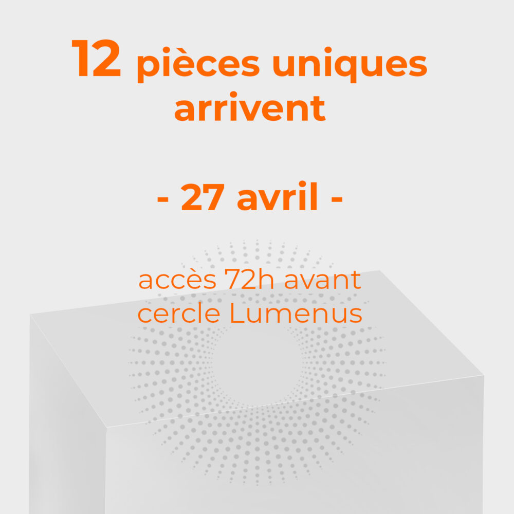 12 pièces uniques en création